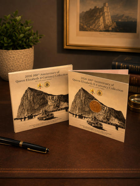 2026 Limited Edition Gibraltar Currency Coin Collection - 100th Anniversary of Queen Elizabeth II