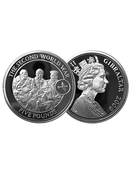 £5 Silver Proof History of Great Britain (In Progress) - The Second World War