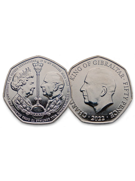 2022 UNC End & Beginning of an Era 50p Coin