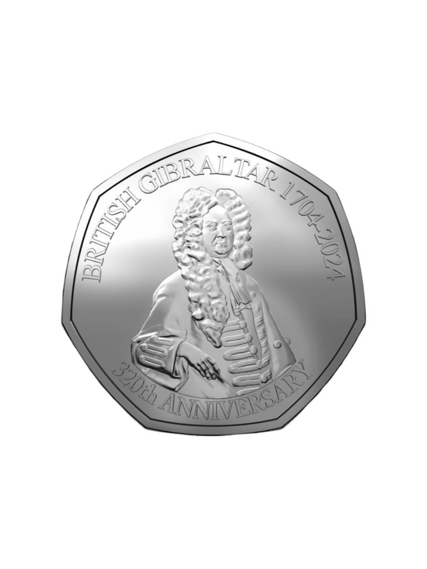 2024 320th Anniversary of Gibraltar 50p Coin