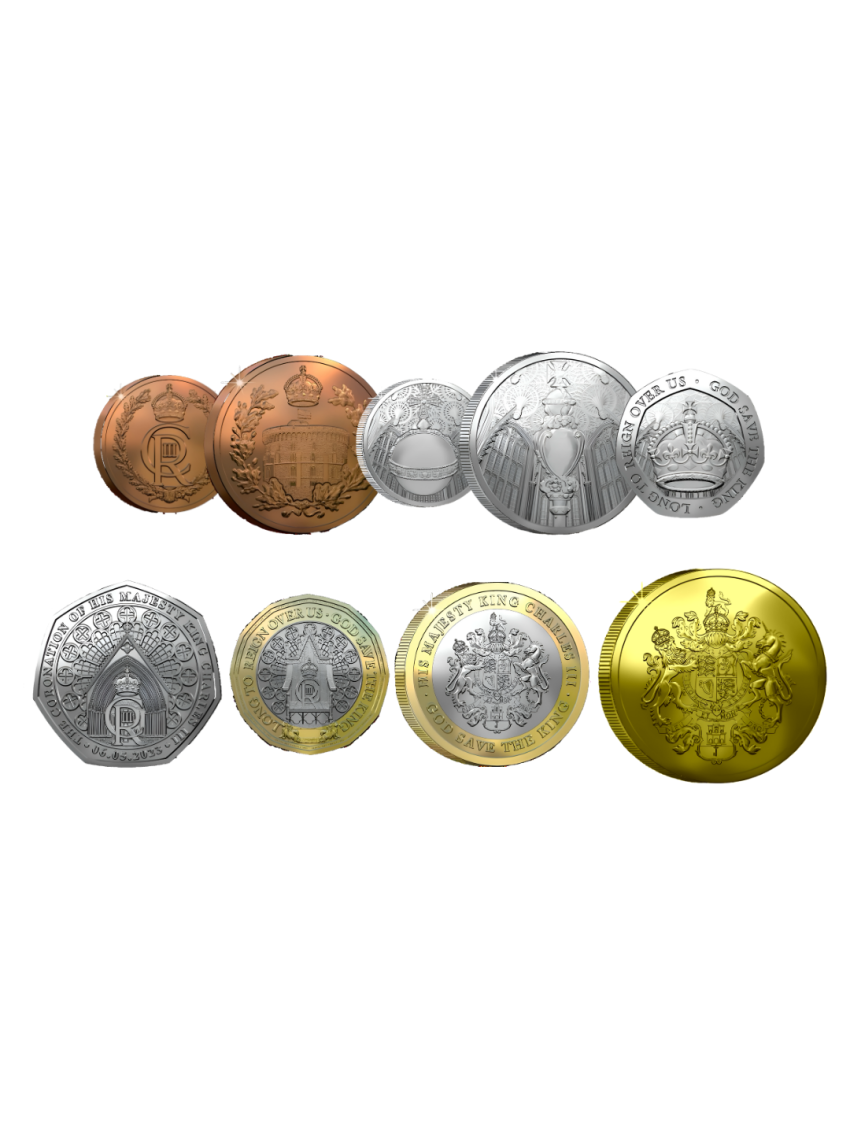2024 Limited Edition Gibraltar Currency Coin Collection - King Charles III Coronation