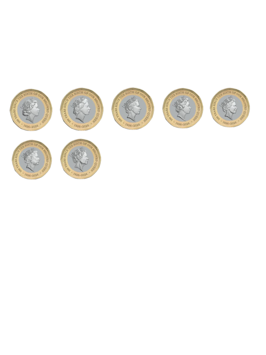 2026 100th Anniversary of Queen Elizabeth II One Pound Collection