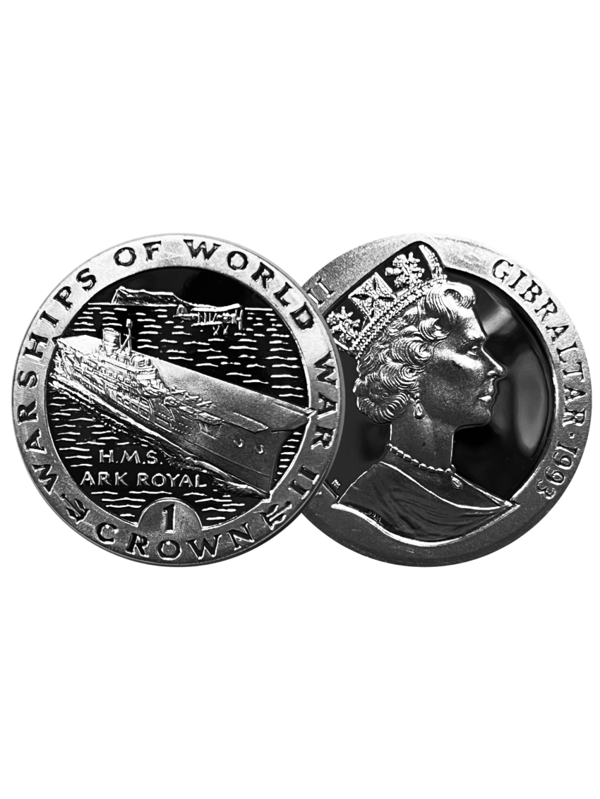 Silver Proof Warships of World War II - H.M.S. Ark Royal