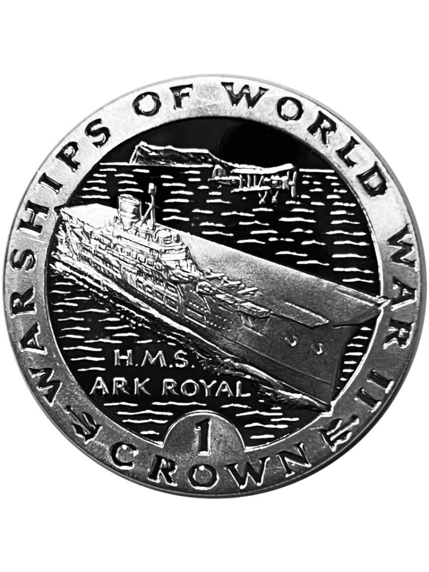 Silver Proof Warships of World War II - H.M.S. Ark Royal