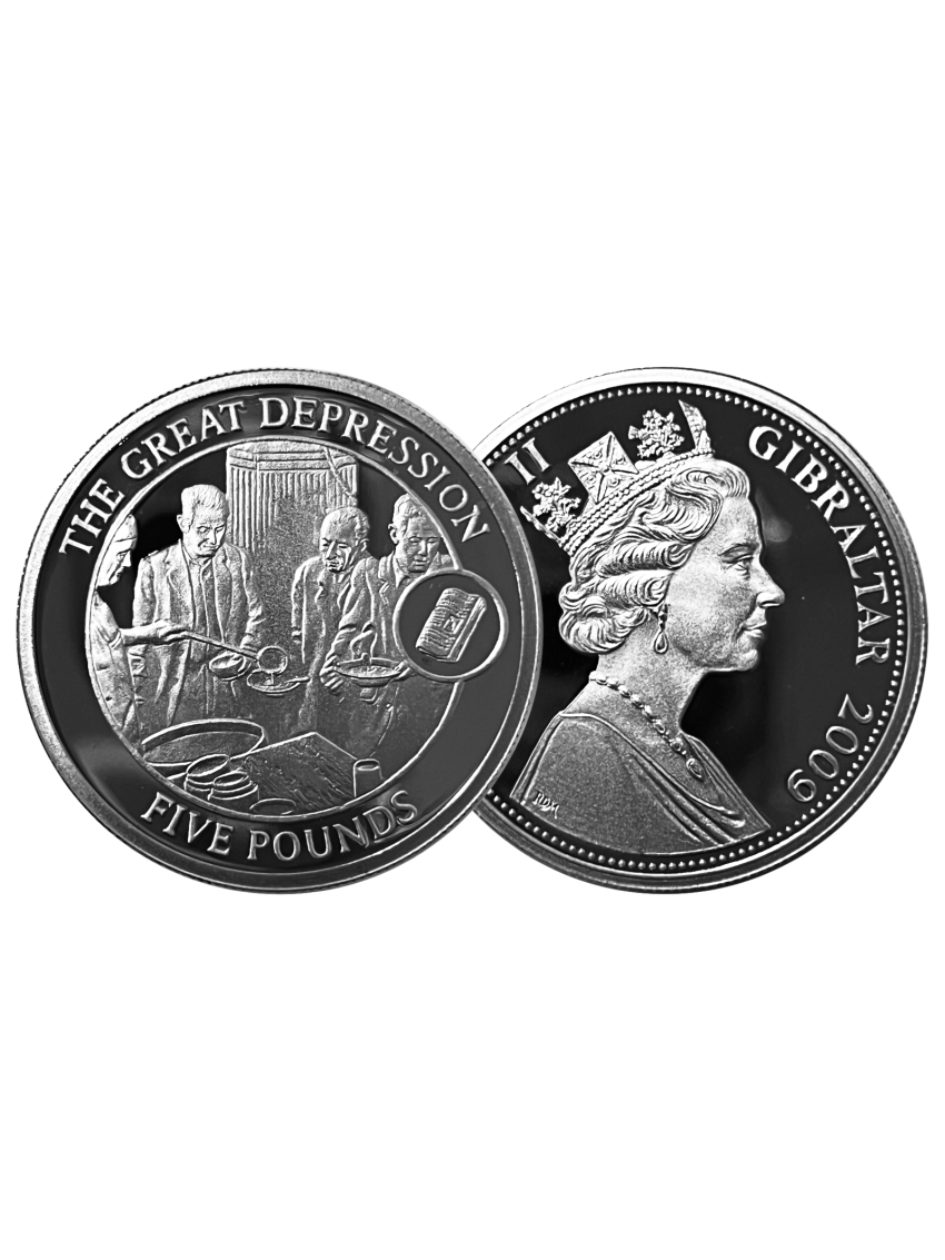 £5 Silver Proof History of Great Britain (In Progress) - The Great Depression