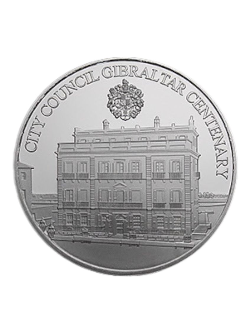 2021 BU £5 City Council Gibraltar Centenary