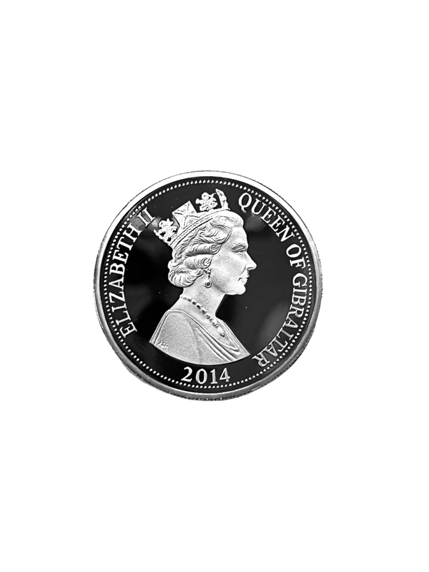 Silver Proof £5 First Birthday of Prince George of Cambridge 