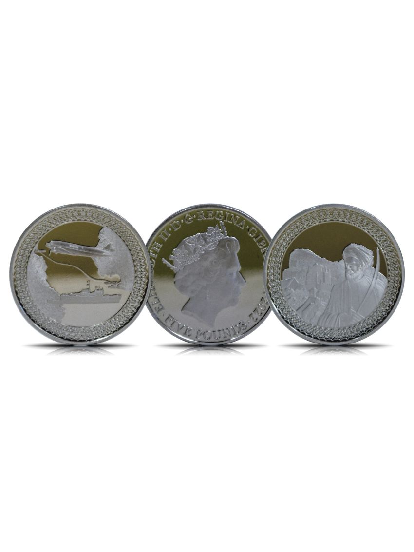 2022 £5 BU The Maroc Two Coin Collection