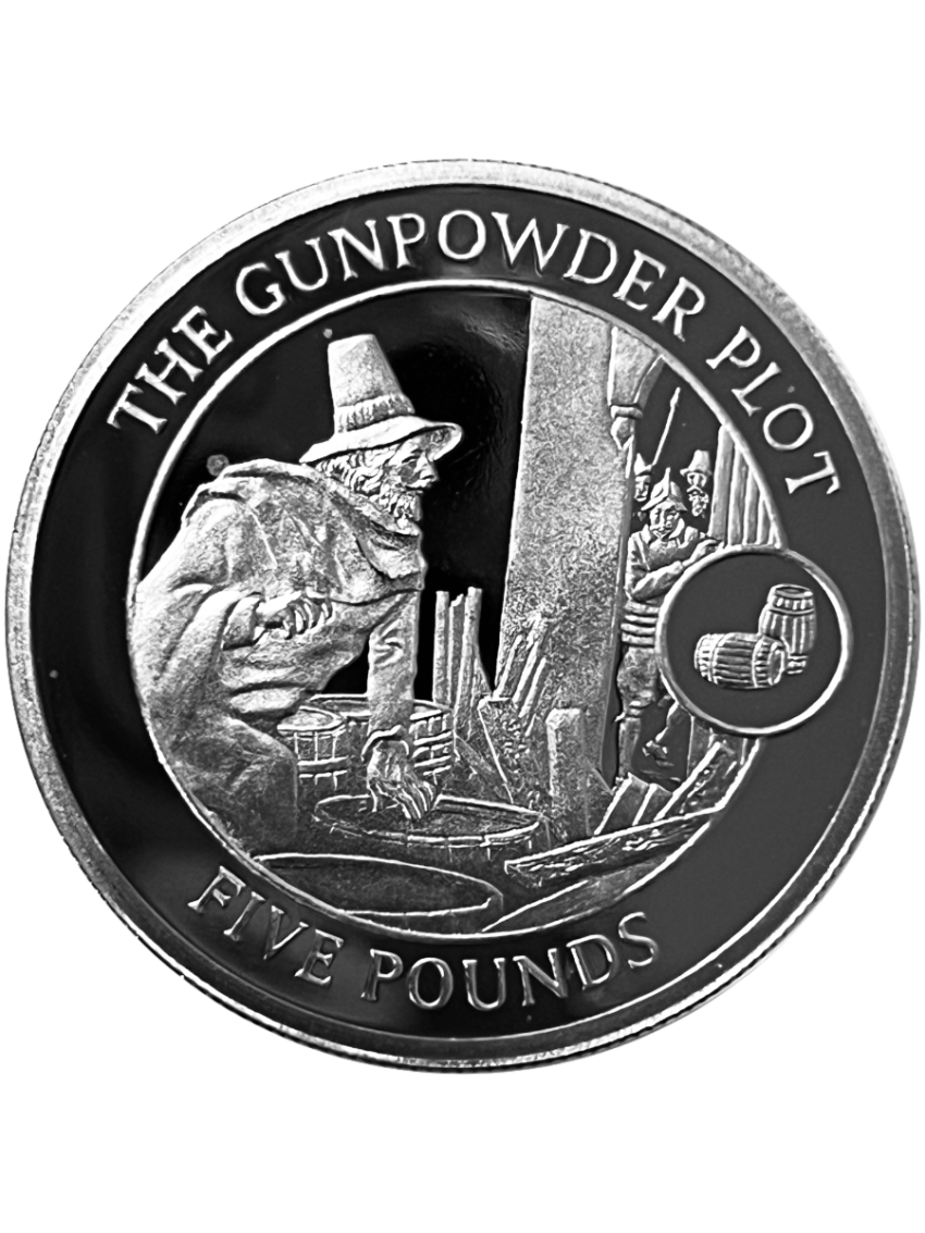 £5 Silver Proof History of Great Britain (In Progress) - The Gunpowder Plot