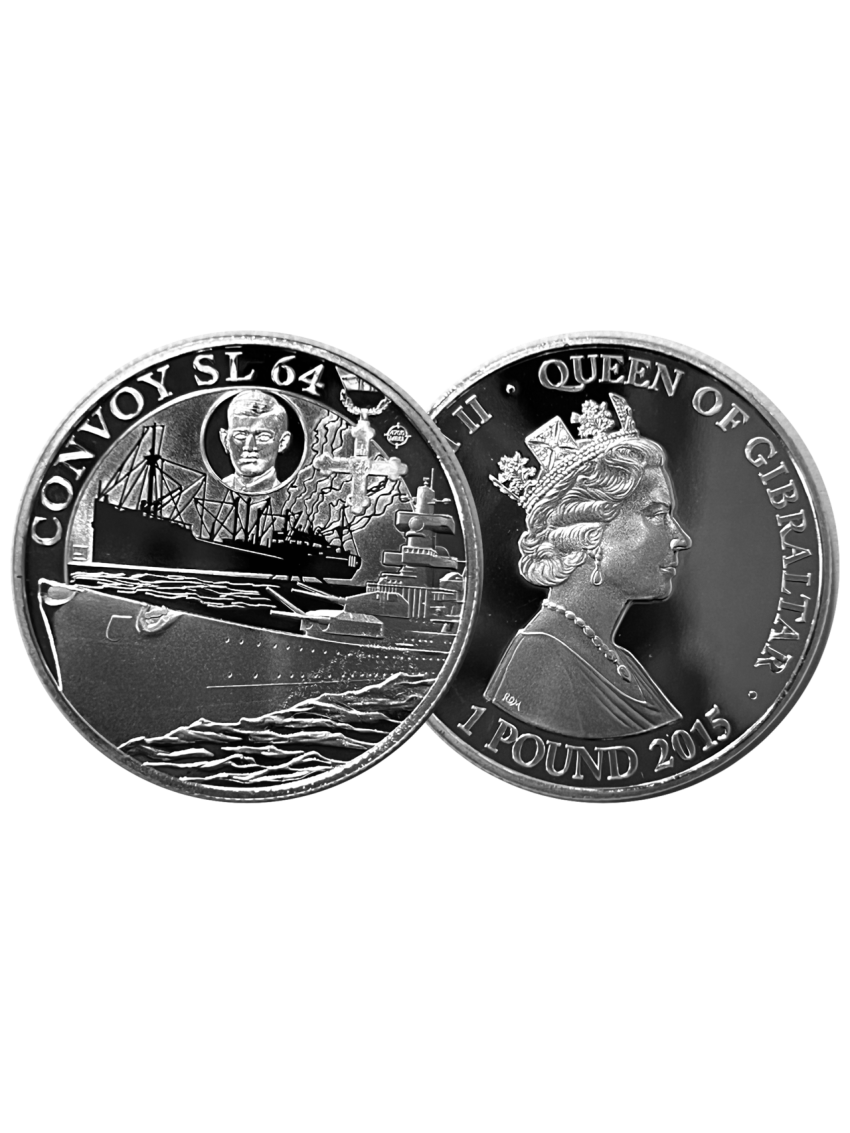 Fine Silver £1Convoy SL64 - Gairsoppa Survivor